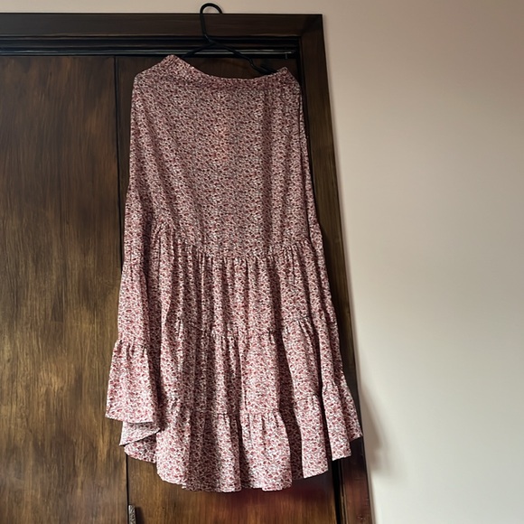 Ruffled floral maxi skirt - Picture 2 of 7